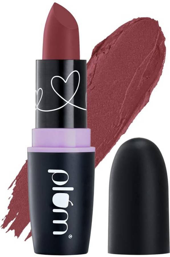 Plum Matterrific Lipstick | Highly Pigmented | Make A Mauve - 134 (Deep Mauve) Price in India