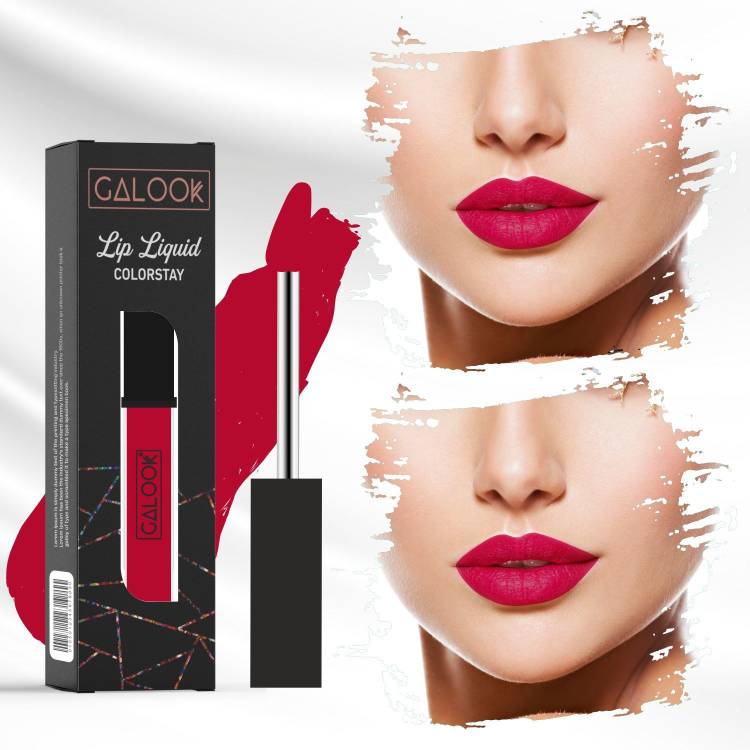 Galook Non Transfer Waterproof Long lasting Liquid Matte Lipsticks Price in India