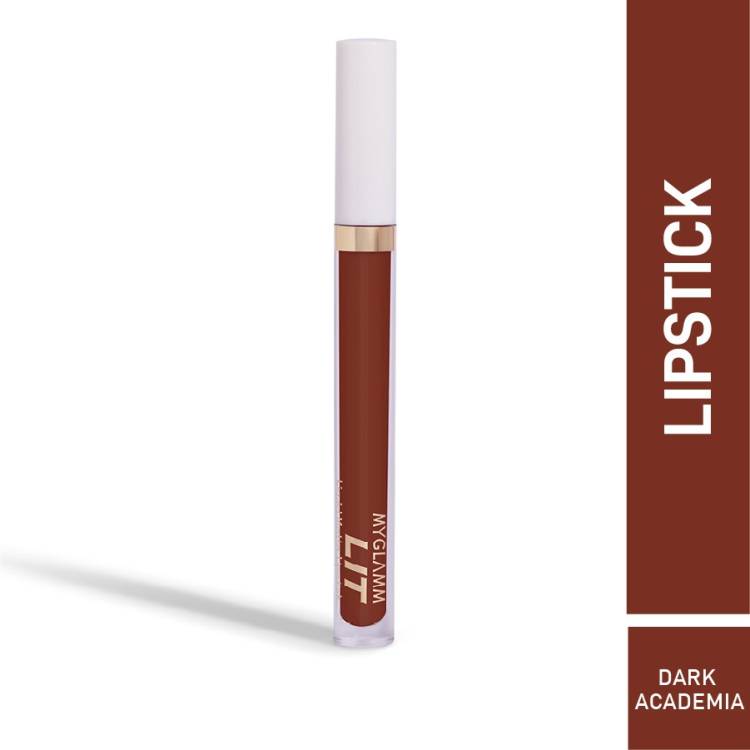 MyGlamm LIT Liquid Matte Lipstick-Dark Academia-3ml Price in India