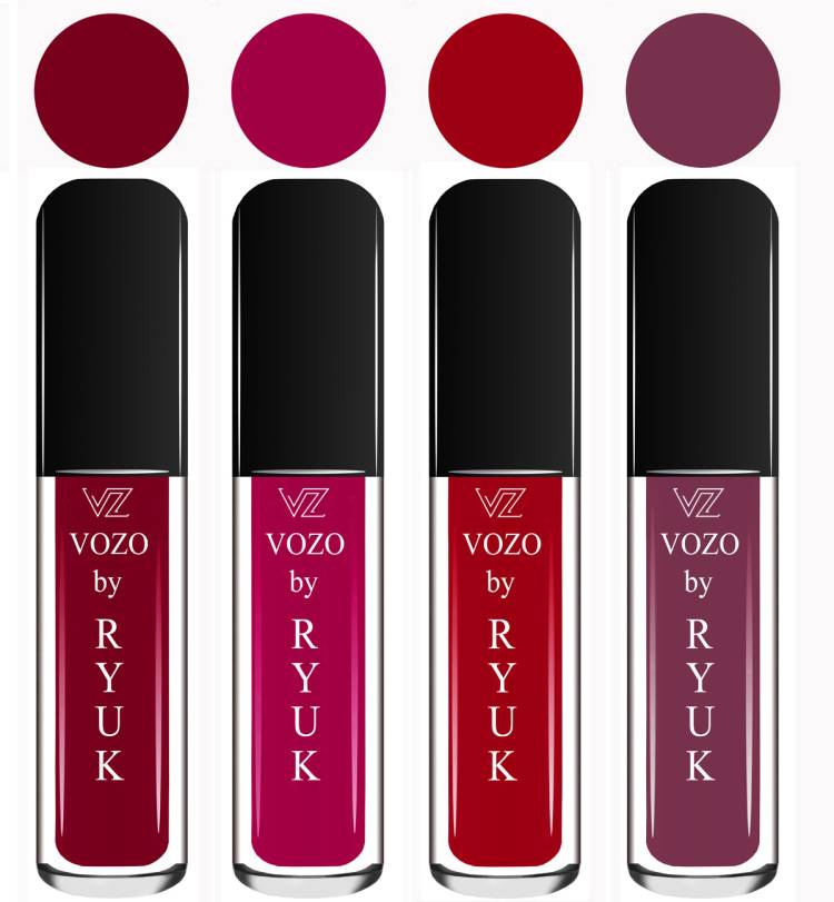 VOZO BY RYUK Liquid Matte Lipstick Soft Smooth Glide on Lips No Paraben VZ211202326 Price in India