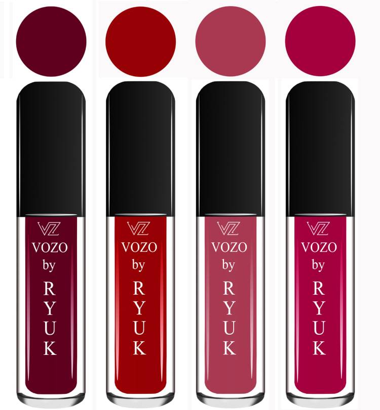 VOZO BY RYUK Liquid Matte Lipstick Soft Smooth Glide on Lips No Paraben VZ292023010 Price in India