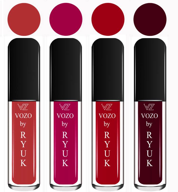 VOZO BY RYUK Liquid Matte Lipstick Soft Smooth Glide on Lips No Paraben VZ211202337 Price in India