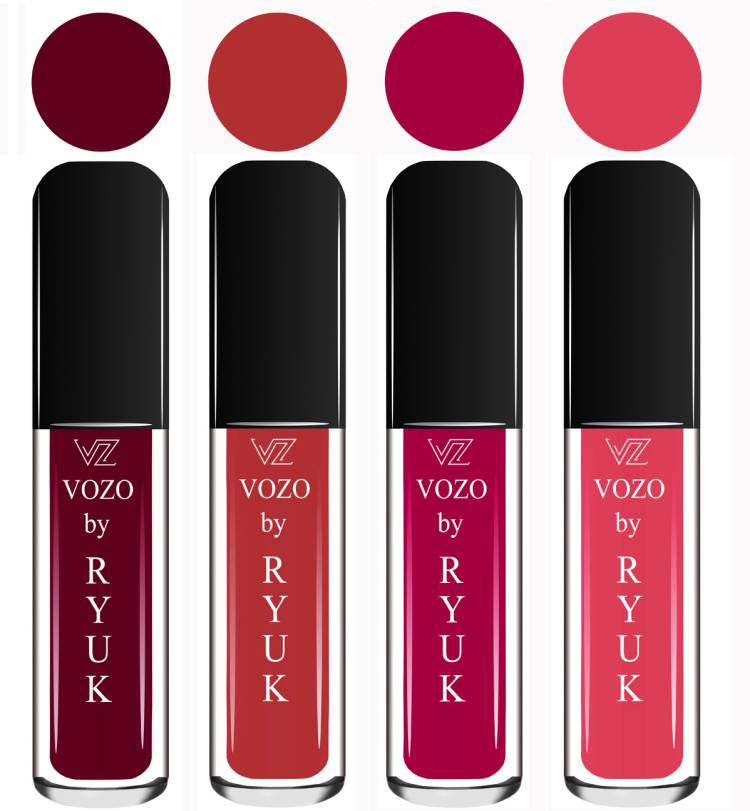 VOZO BY RYUK Liquid Matte Lipstick Soft Smooth Glide on Lips No Paraben VZ292023048 Price in India