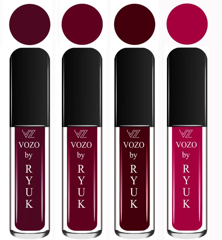 VOZO BY RYUK Liquid Matte Lipstick Soft Smooth Glide on Lips No Paraben VZ-8 Price in India