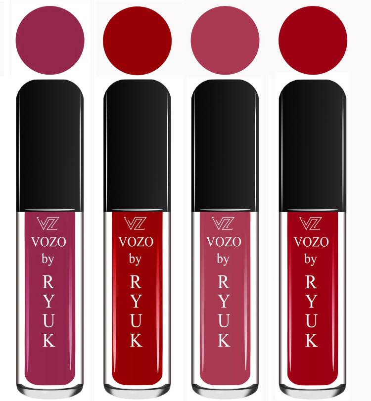 VOZO BY RYUK Liquid Matte Lipstick Soft Smooth Glide on Lips No Paraben VZ210202334 Price in India