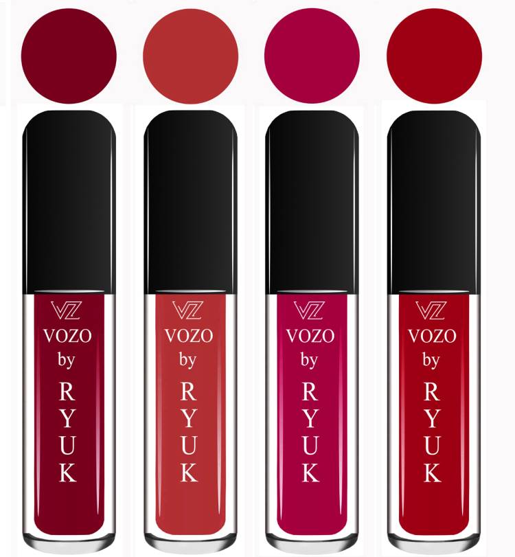 VOZO BY RYUK Liquid Matte Lipstick Soft Smooth Glide on Lips No Paraben VZ211202317 Price in India