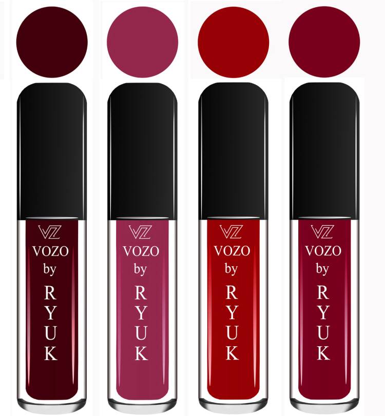 VOZO BY RYUK Liquid Matte Lipstick Soft Smooth Glide on Lips No Paraben VZ292023064 Price in India