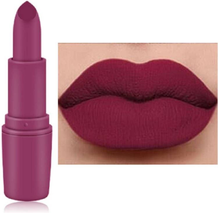 MISS ROSE Crayon Creamy Waterproof Matte Lipstick Bullet-Mari Purple Price in India