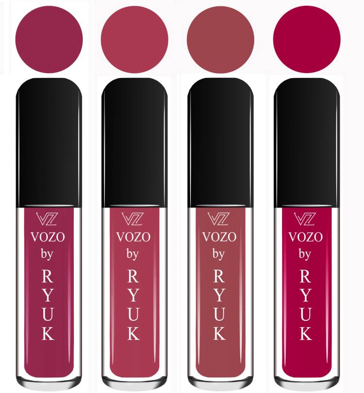 VOZO BY RYUK Liquid Matte Lipstick Soft Smooth Glide on Lips No Paraben VZ210202341 Price in India