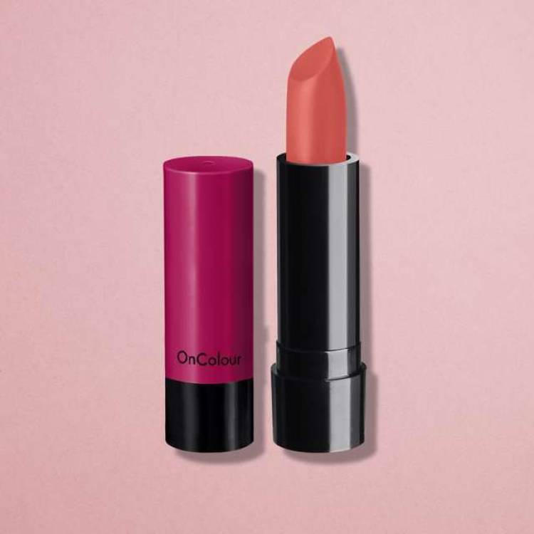Oriflame Sweden OnColour Matte Lipstick - 41078 Peach Price in India