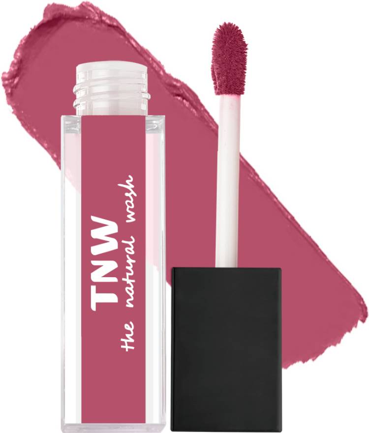 TNW-The Natural Wash Matte Velvet Longstay Liquid Lipstick Mini - 07 | Berry Much | Deep Berry Price in India
