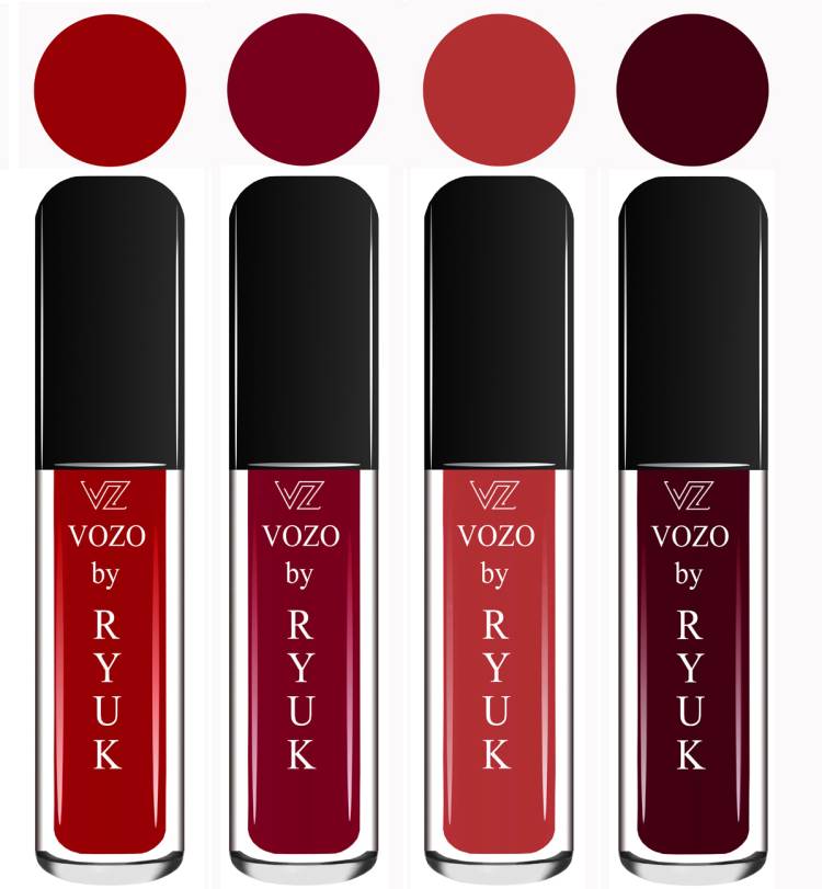VOZO BY RYUK Liquid Matte Lipstick Soft Smooth Glide on Lips No Paraben VZ2102023014 Price in India