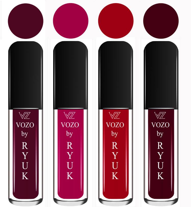 VOZO BY RYUK Liquid Matte Lipstick Soft Smooth Glide on Lips No Paraben VZ29202375 Price in India