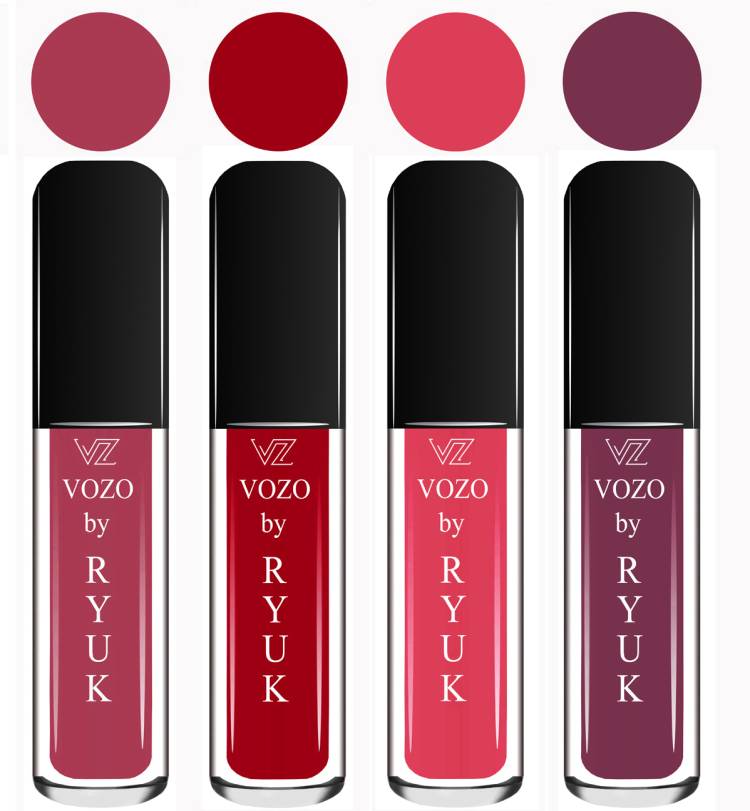 VOZO BY RYUK Liquid Matte Lipstick Soft Smooth Glide on Lips No Paraben VZ2102023063 Price in India