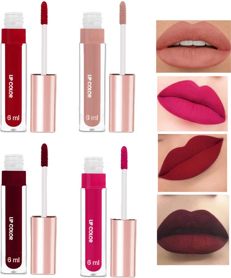 GULGLOW99 Charming Matte Effect, Long Lasting Lipstick Lip Stain Price in India