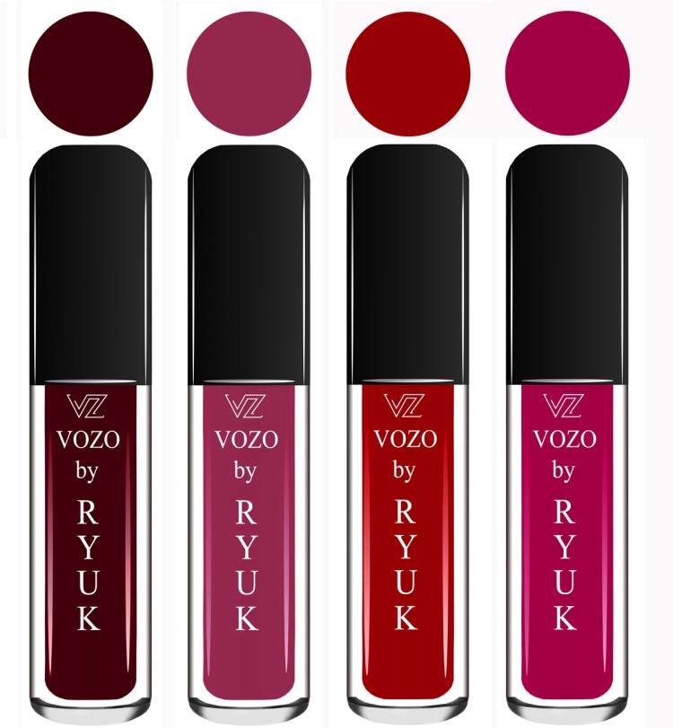 VOZO BY RYUK Liquid Matte Lipstick Soft Smooth Glide on Lips No Paraben VZ292023067 Price in India