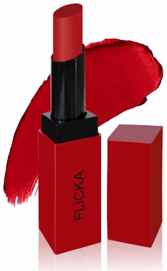 Flicka Lip Alert Lipstick Afraid Enriched with SPF,Shea Butter,Almond Oil & Castor Oil Price in India