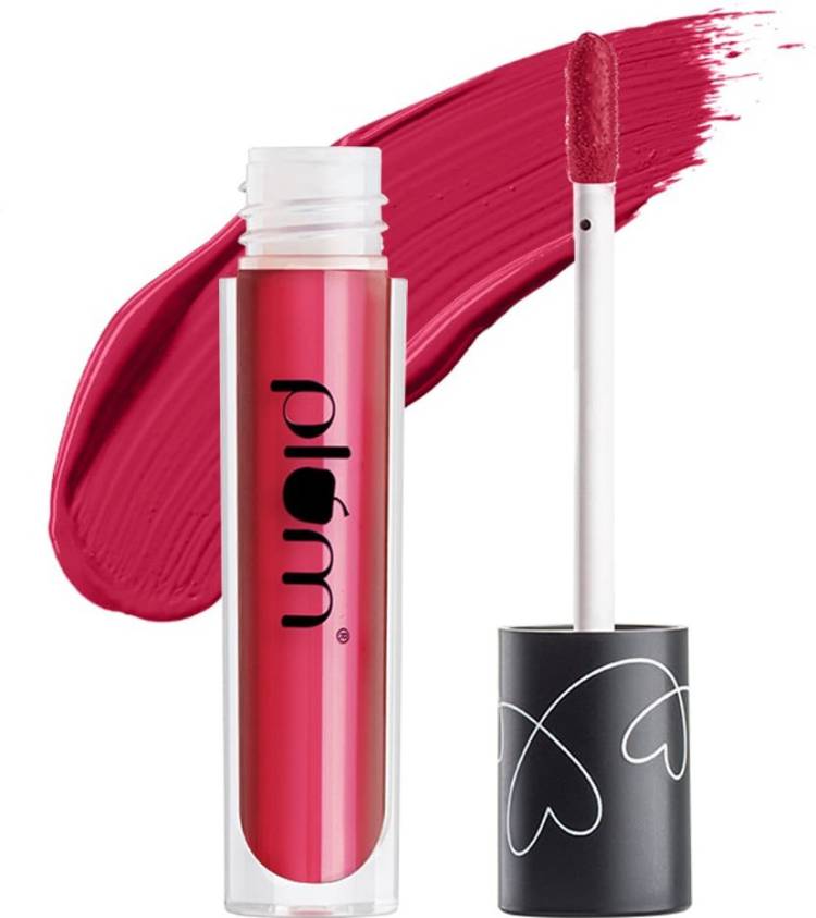 Plum Matte In Heaven Liquid Lipstick | Sugar n' Spice - 136 (Vivid Pink) Price in India
