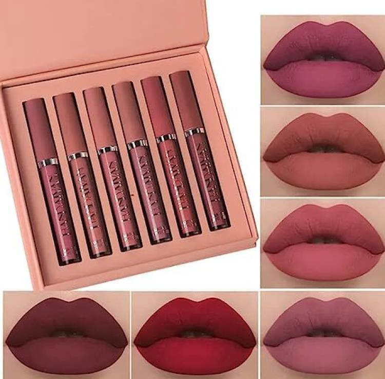 MISS ROSE handaiyan lipstick set 6- piece (shade A) Price in India