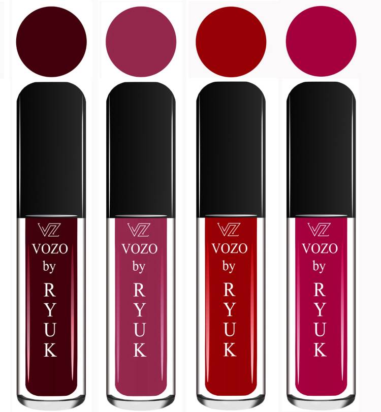 VOZO BY RYUK Liquid Matte Lipstick Soft Smooth Glide on Lips No Paraben VZ292023066 Price in India