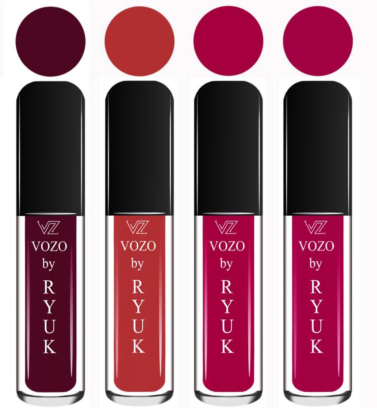 VOZO BY RYUK Liquid Matte Lipstick Soft Smooth Glide on Lips No Paraben VZ29202364 Price in India