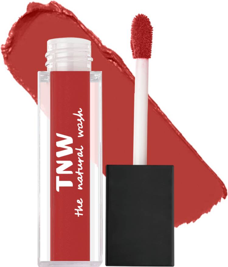 TNW-The Natural Wash Matte Velvet Longstay Liquid Lipstick Mini- 02 | Spicy Coral | Coral Nude Price in India