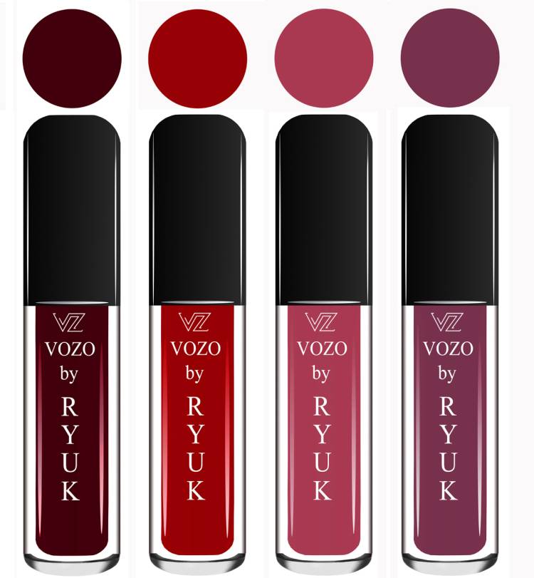 VOZO BY RYUK Liquid Matte Lipstick Soft Smooth Glide on Lips No Paraben VZ292023080 Price in India