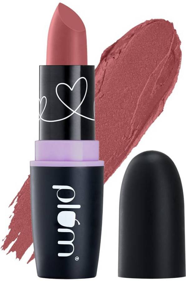 Plum Matterrific Lipstick | Highly Pigmented | JollyWood - 132 (Brown Nude) Price in India