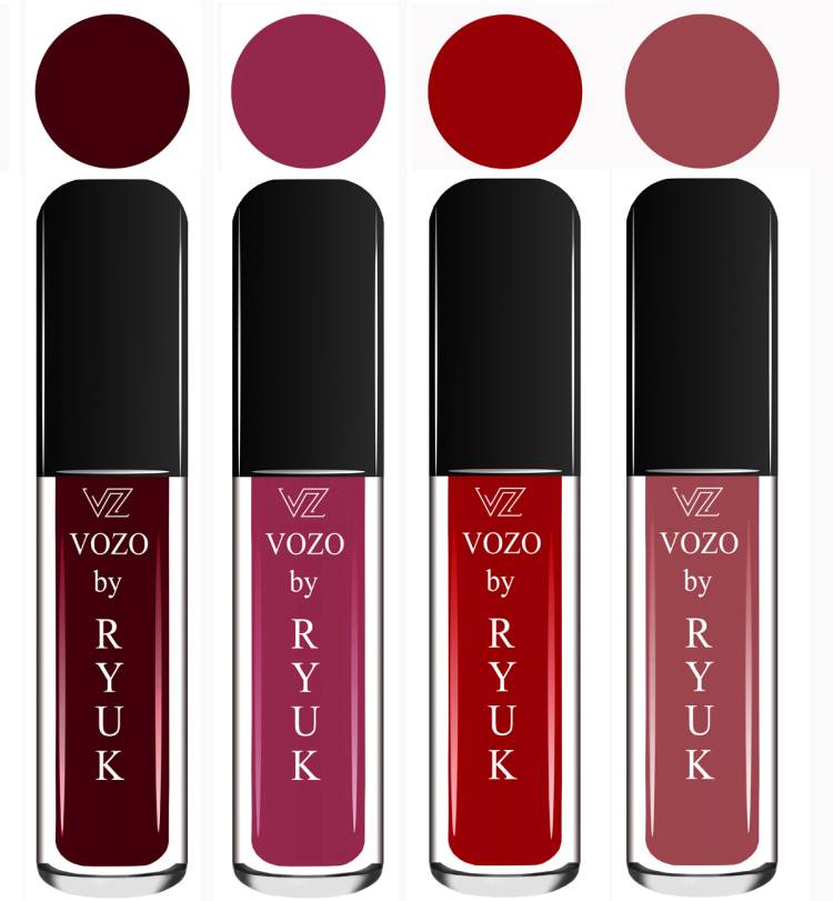 VOZO BY RYUK Liquid Matte Lipstick Soft Smooth Glide on Lips No Paraben VZ292023062 Price in India