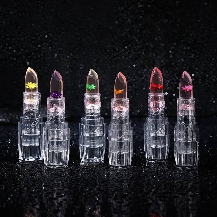 Emijun Crystal Flower Jelly Lipstick,Magic Color Changing Lipstick Price in India