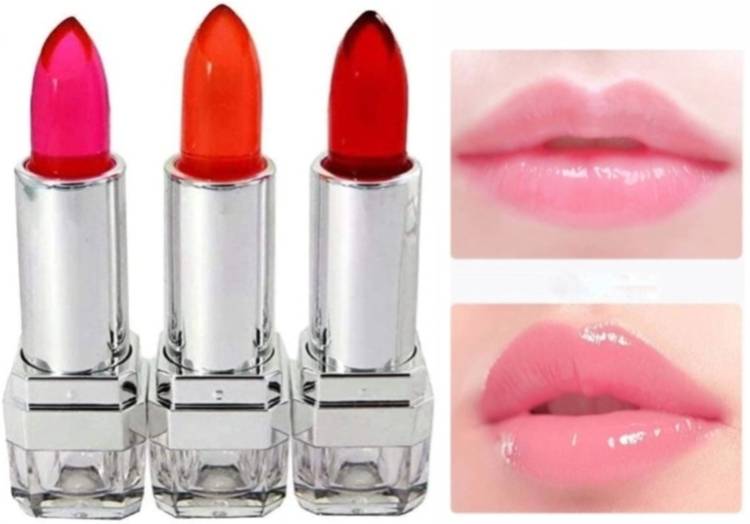 Ashyra Jelly Lipstick For Dry And Chapped Lips (Pack of 3) Price in India
