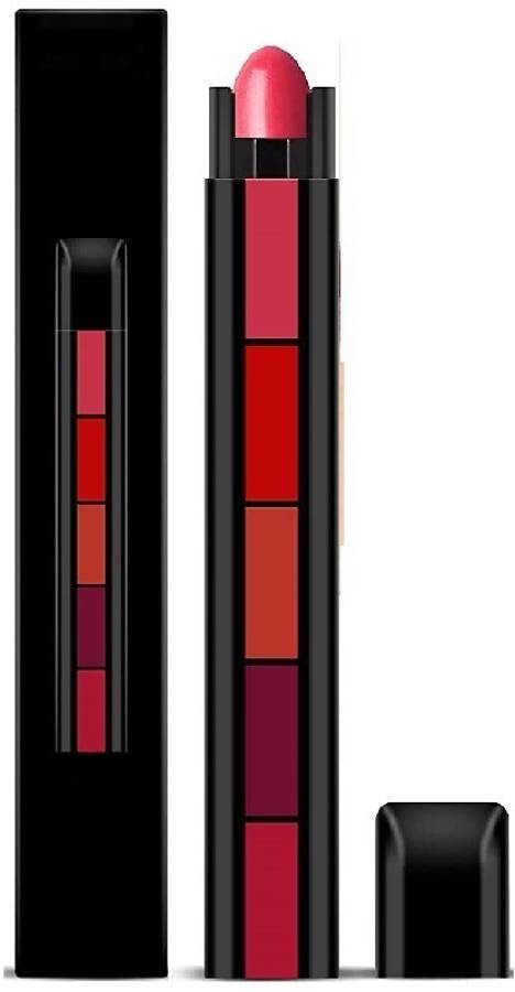Pretty Hud 5in1 Lipstick With Five Different Shades (Pack of 1) Price in India