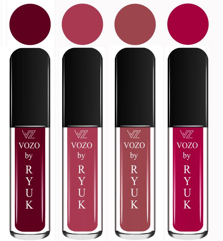 VOZO BY RYUK Liquid Matte Lipstick Soft Smooth Glide on Lips No Paraben VZ292023019 Price in India