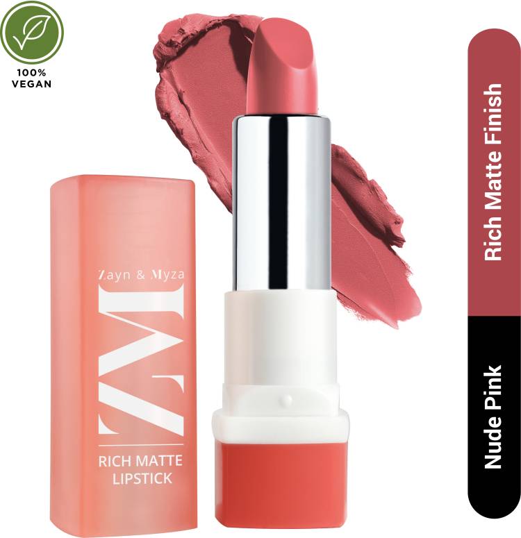 ZM Zayn & Myza Rich Matte Lipstick | With Argan oil, Murumuru and Shea butter | FASHIONISTA Price in India