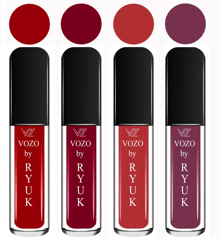 VOZO BY RYUK Liquid Matte Lipstick Soft Smooth Glide on Lips No Paraben VZ2102023013 Price in India