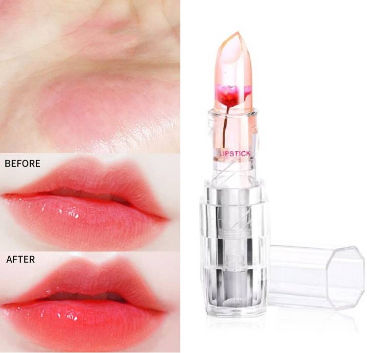 LILLYAMOR Shine Flower Leaf Glitter Color Change Gel Lip Gloss Pack Of 1 Price in India