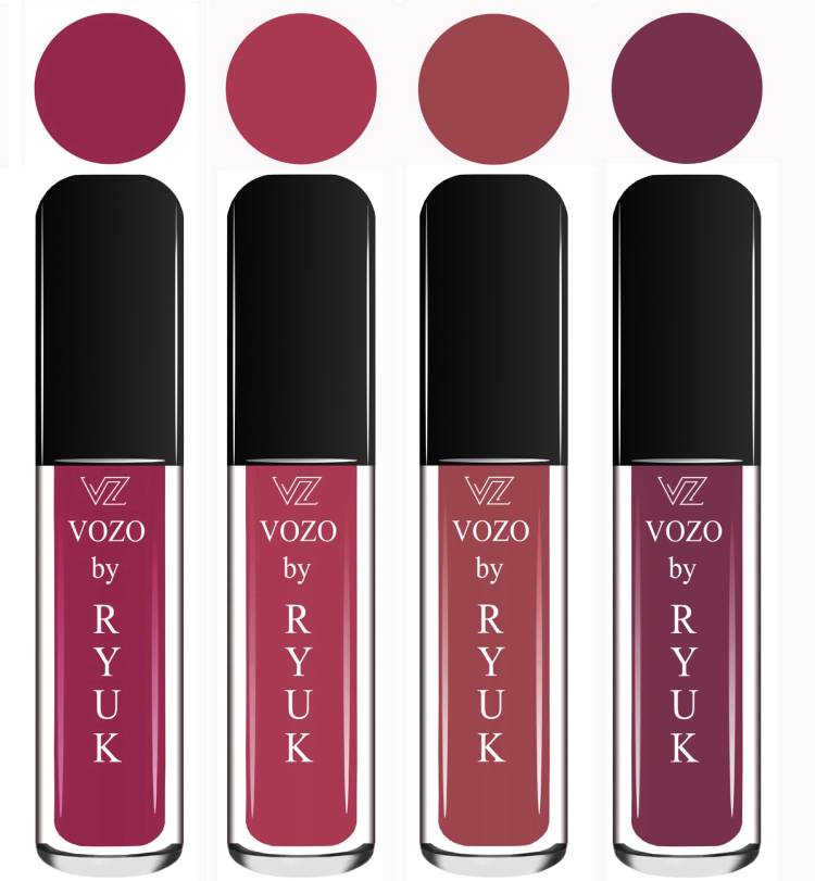 VOZO BY RYUK Liquid Matte Lipstick Soft Smooth Glide on Lips No Paraben VZ210202345 Price in India