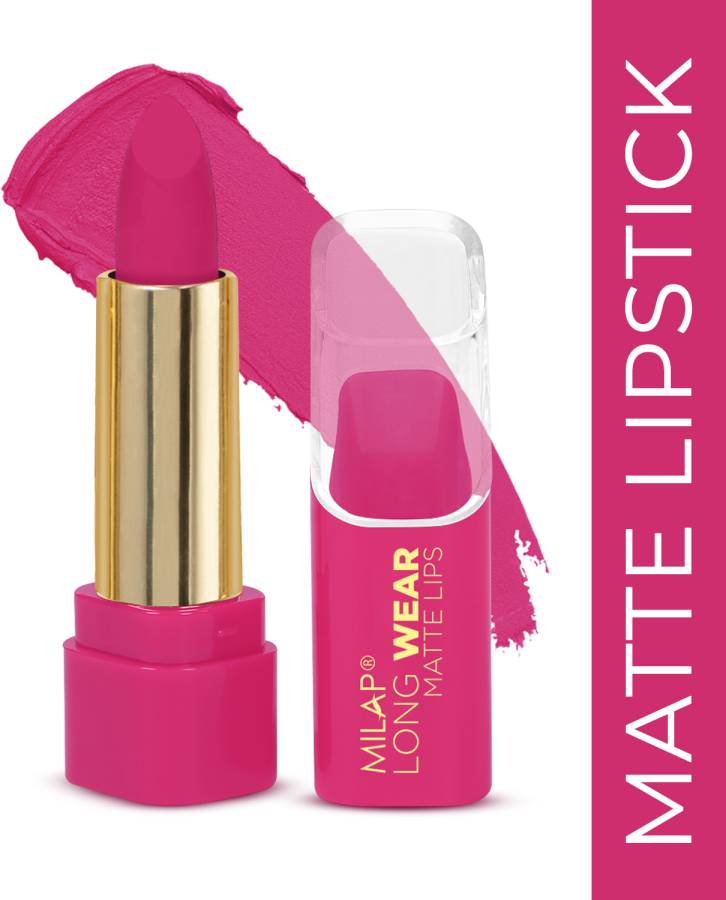 MILAP Long Wear Matte Lipstick, Highly Pigmented Lipsticks for Women Price in India