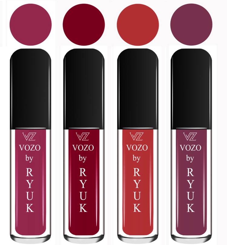 VOZO BY RYUK Liquid Matte Lipstick Soft Smooth Glide on Lips No Paraben VZ210202366 Price in India