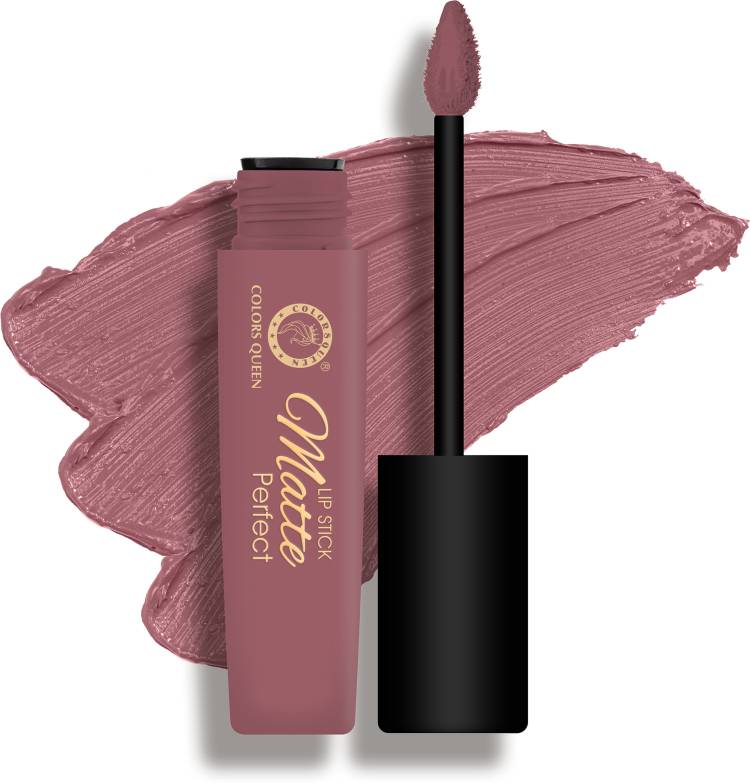 COLORS QUEEN Matte Perfect Long Lasting, Non Transfer Liquid Matte Lipstick for women Price in India