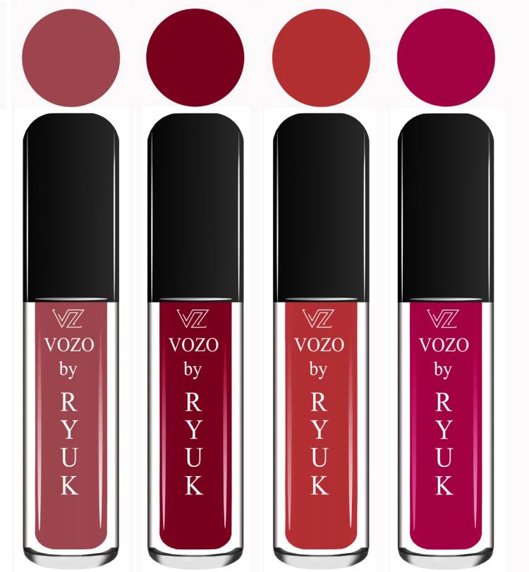 VOZO BY RYUK Liquid Matte Lipstick Soft Smooth Glide on Lips No Paraben VZ2102023074 Price in India