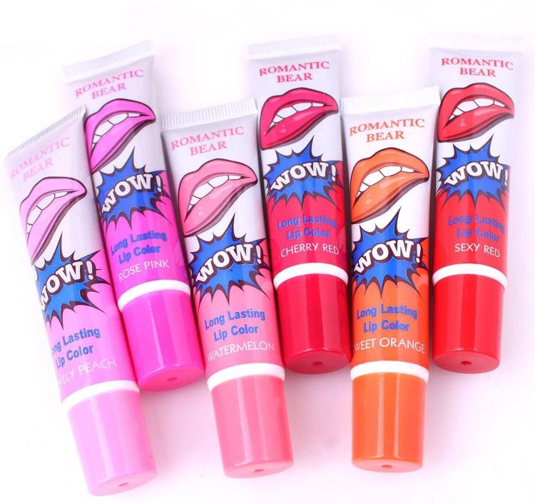 XBY Wow Lipstick Peel Off Tattoo Lipstick Peel Off Lip Gloss (Multicolor, 90 g) Price in India