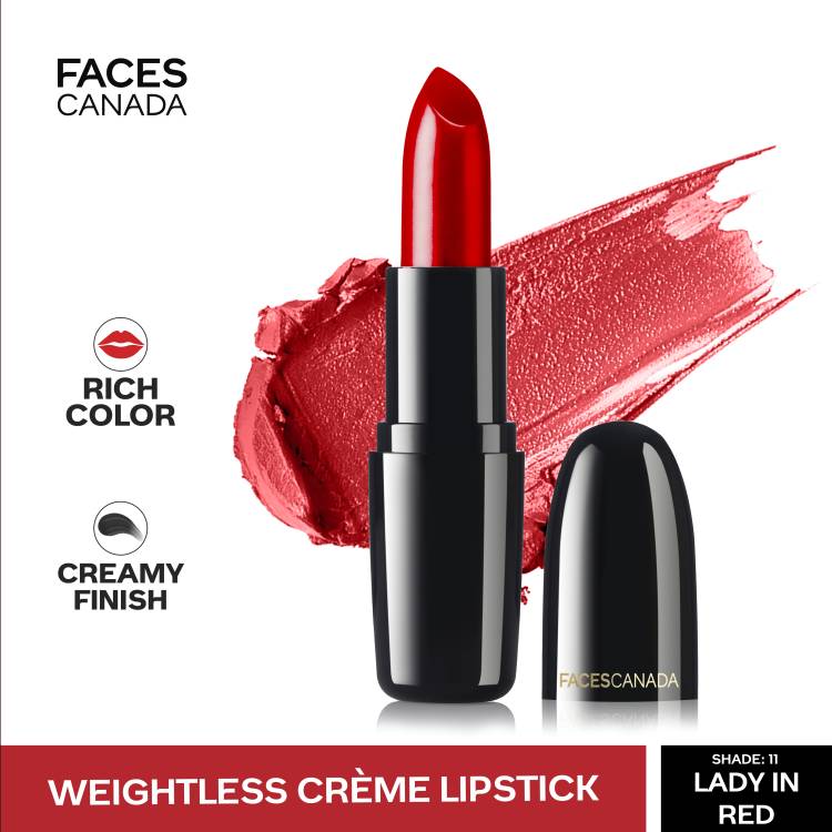 FACES CANADA Weightless Creme Hydrating Lipstick with Almond Oil Price in India