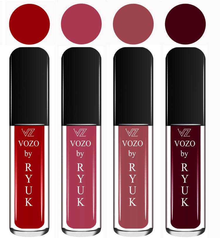 VOZO BY RYUK Liquid Matte Lipstick Soft Smooth Glide on Lips No Paraben VZ210202391 Price in India