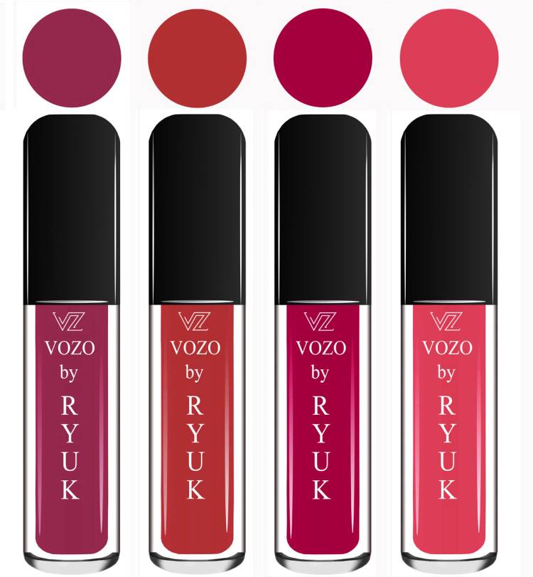 VOZO BY RYUK Liquid Matte Lipstick Soft Smooth Glide on Lips No Paraben VZ210202370 Price in India