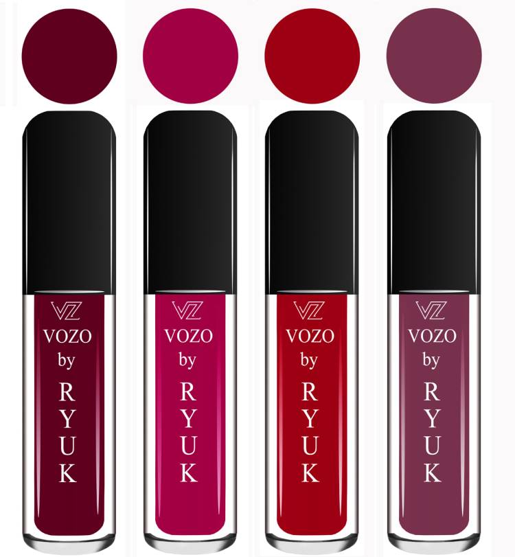 VOZO BY RYUK Liquid Matte Lipstick Soft Smooth Glide on Lips No Paraben VZ292023056 Price in India
