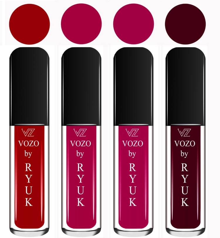 VOZO BY RYUK Liquid Matte Lipstick Soft Smooth Glide on Lips No Paraben VZ2102023023 Price in India