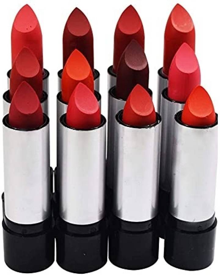Radesh Combo Balm Matte Lipstick Set Of-12 Price in India