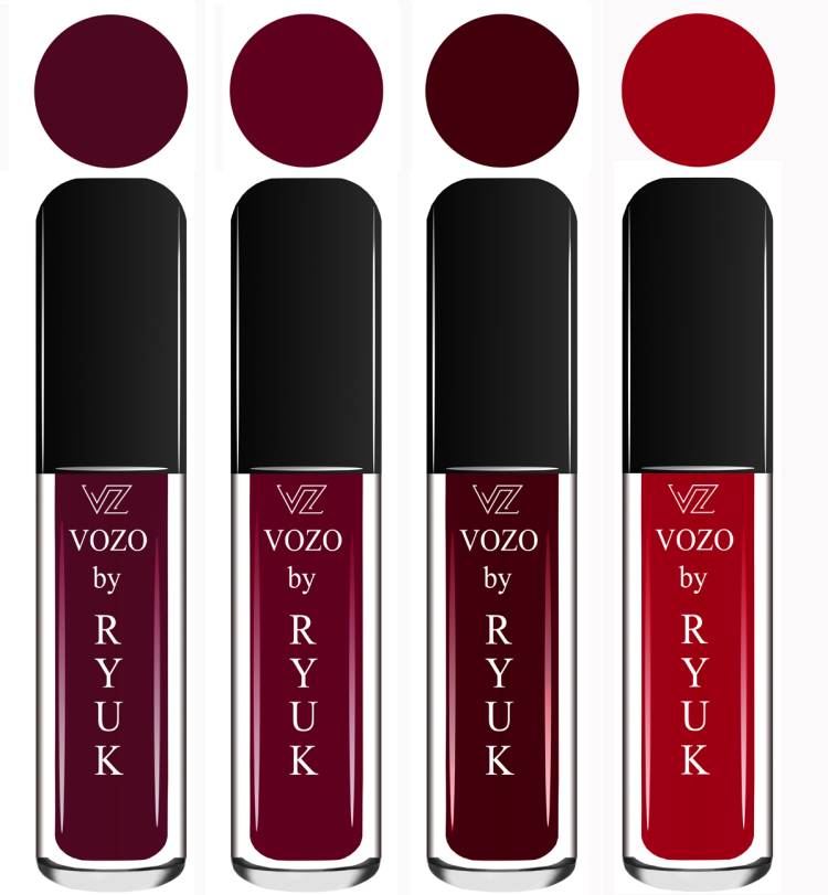 VOZO BY RYUK Liquid Matte Lipstick Soft Smooth Glide on Lips No Paraben VZ-10 Price in India