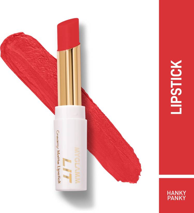 MyGlamm Lit Creamy Matte Lipstick, Hanky Panky Price in India